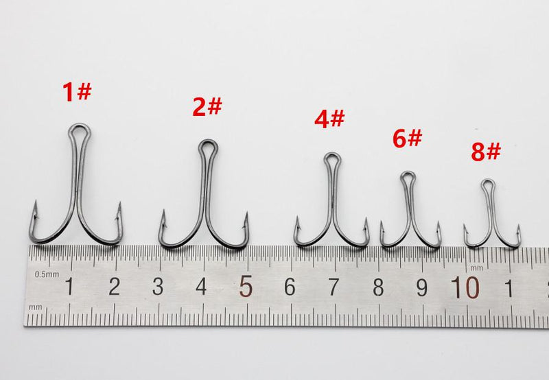 Rompin 50pcs/lot 9908 Double Fishing Hooks Small Fly Tying Double Dual Fishing Hook For Jig Size 1 2 4 6 8