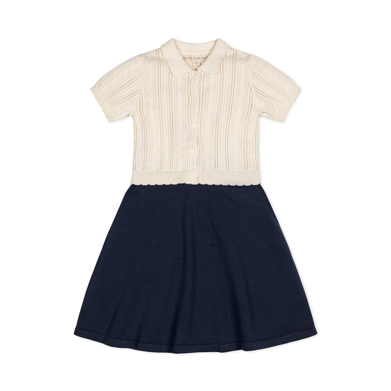 Organic French Schoolgirl Sweater Dress - Baby