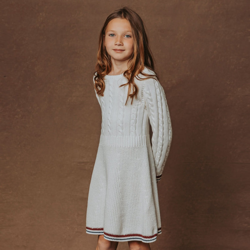 Organic Schoolgirl Sweater Dress - Baby
