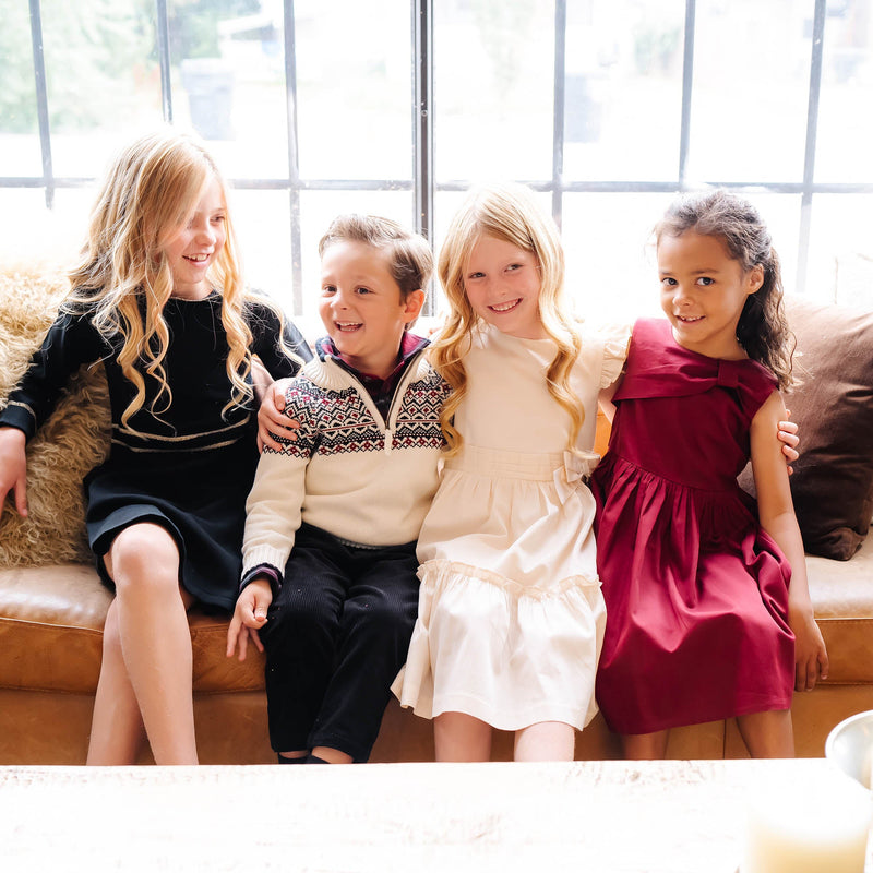 Organic Gold Tipped Sweater Dress