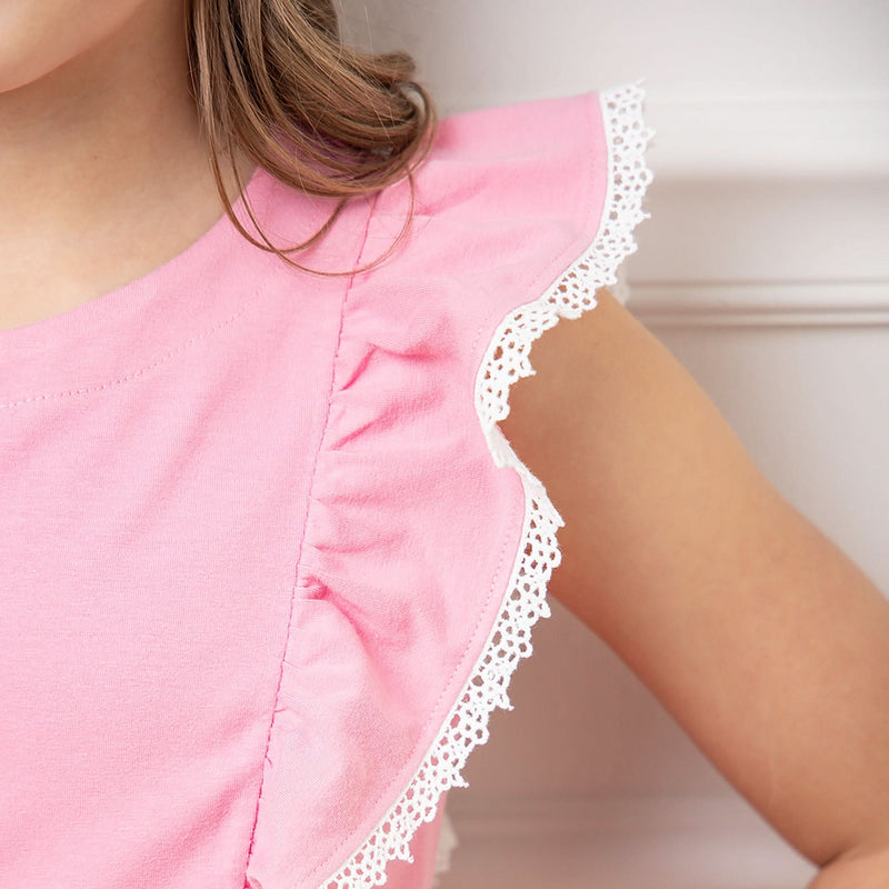 Sleeveless Organic Knit Pinafore Dress - Baby