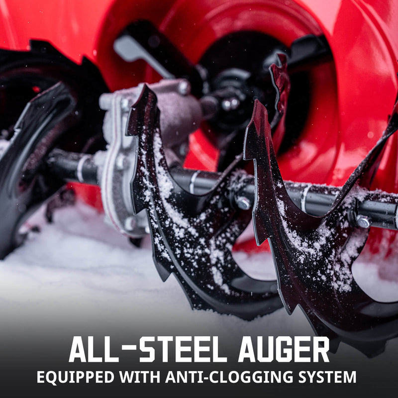 24'' 212cc Two Stage Self-Propelled Gas Snow Blower w/ Electric Start & Heated Handle DB7108B