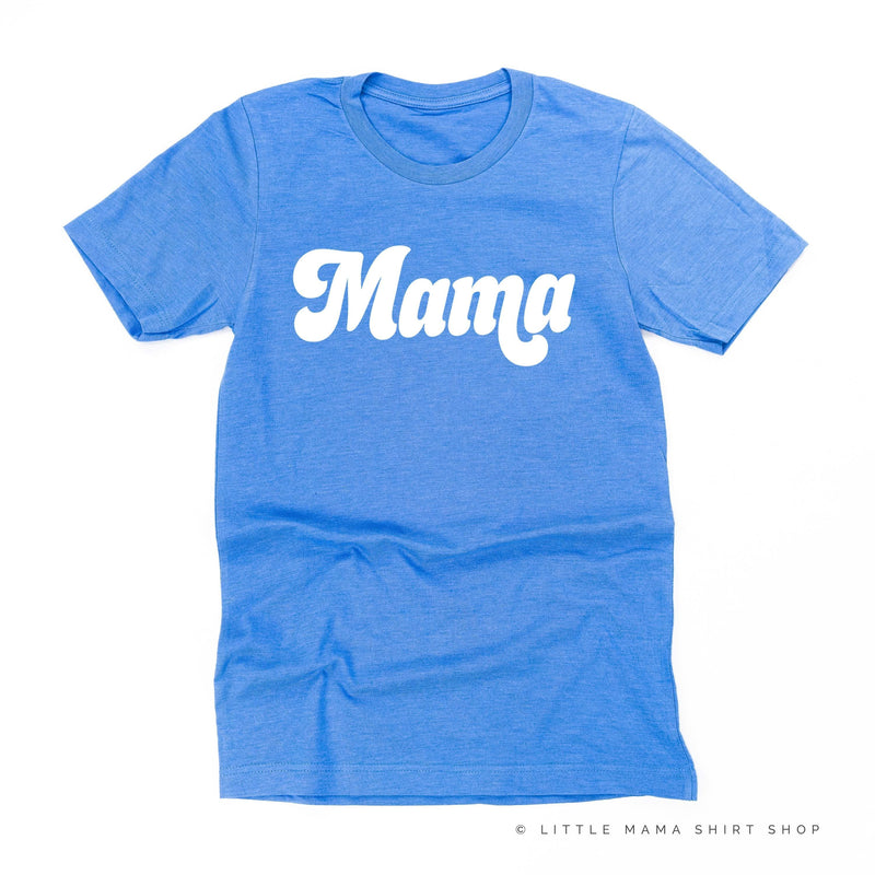 Mama (Retro) - White Design - Unisex Tee