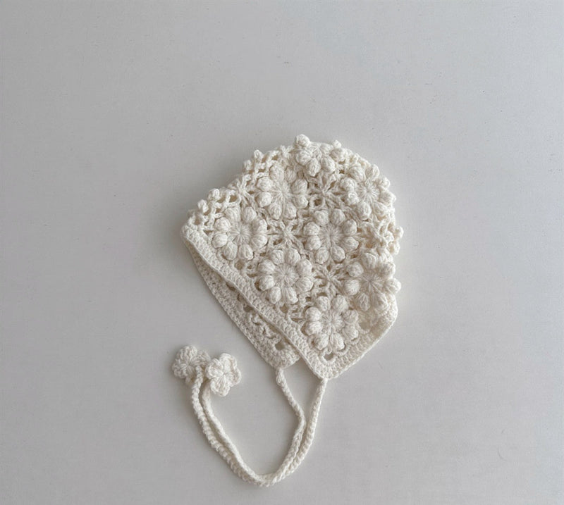 Breathable Lace Up Earflaps Woolen Hat Girl