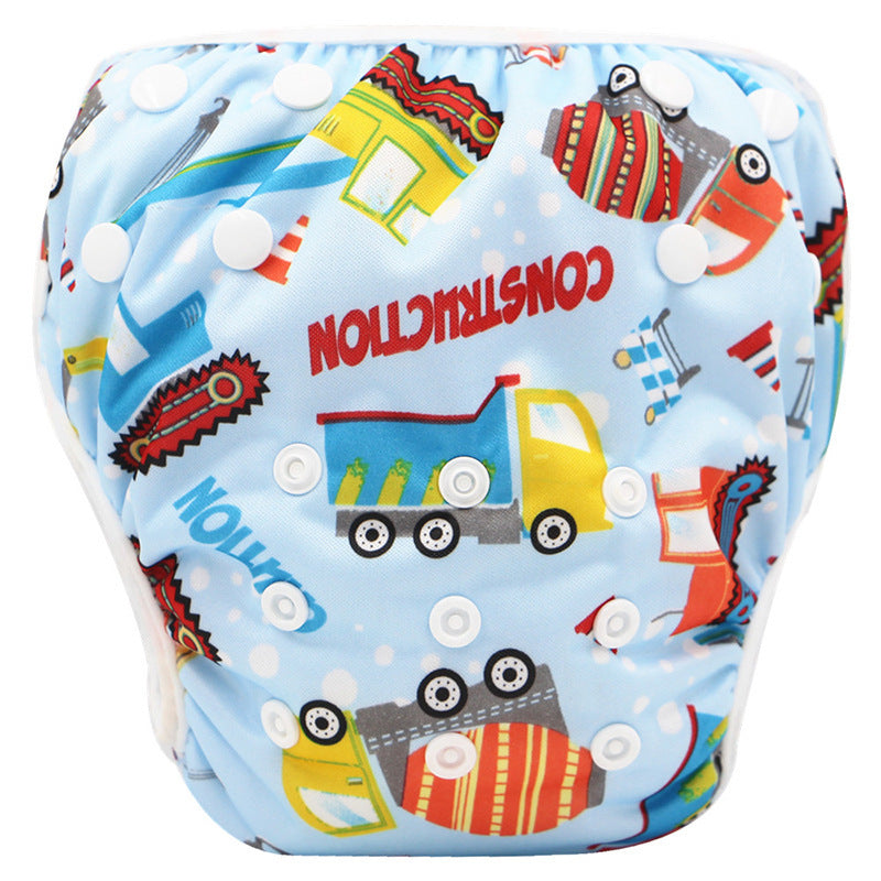 Fashionable Children's Cartoon Swim Trunks