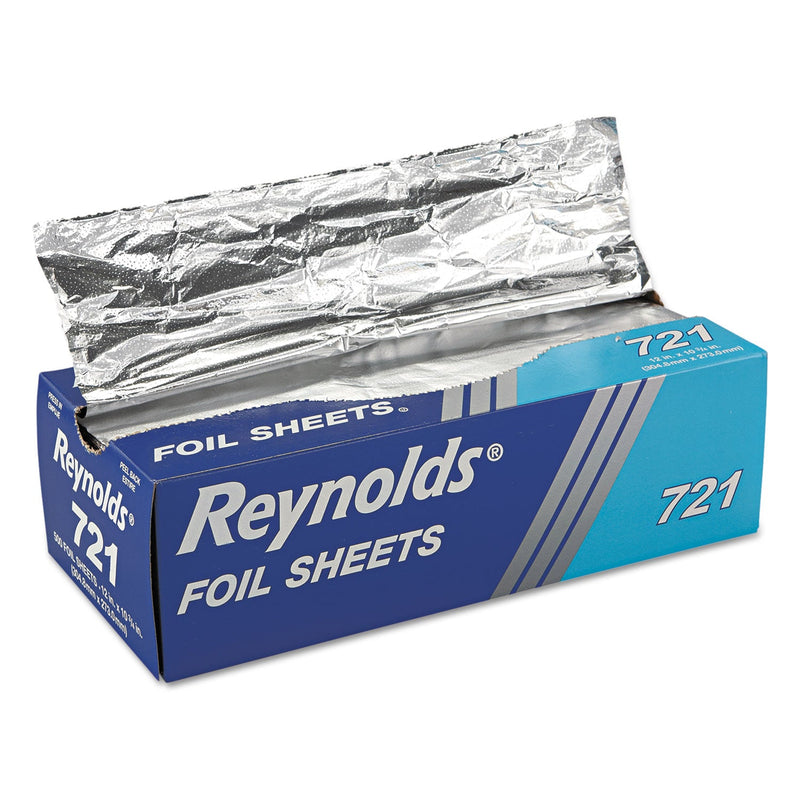 Reynolds Wrap Pop-Up Interfolded Aluminum Foil Sheets, 12 x 10.75, Silver, 500/Box