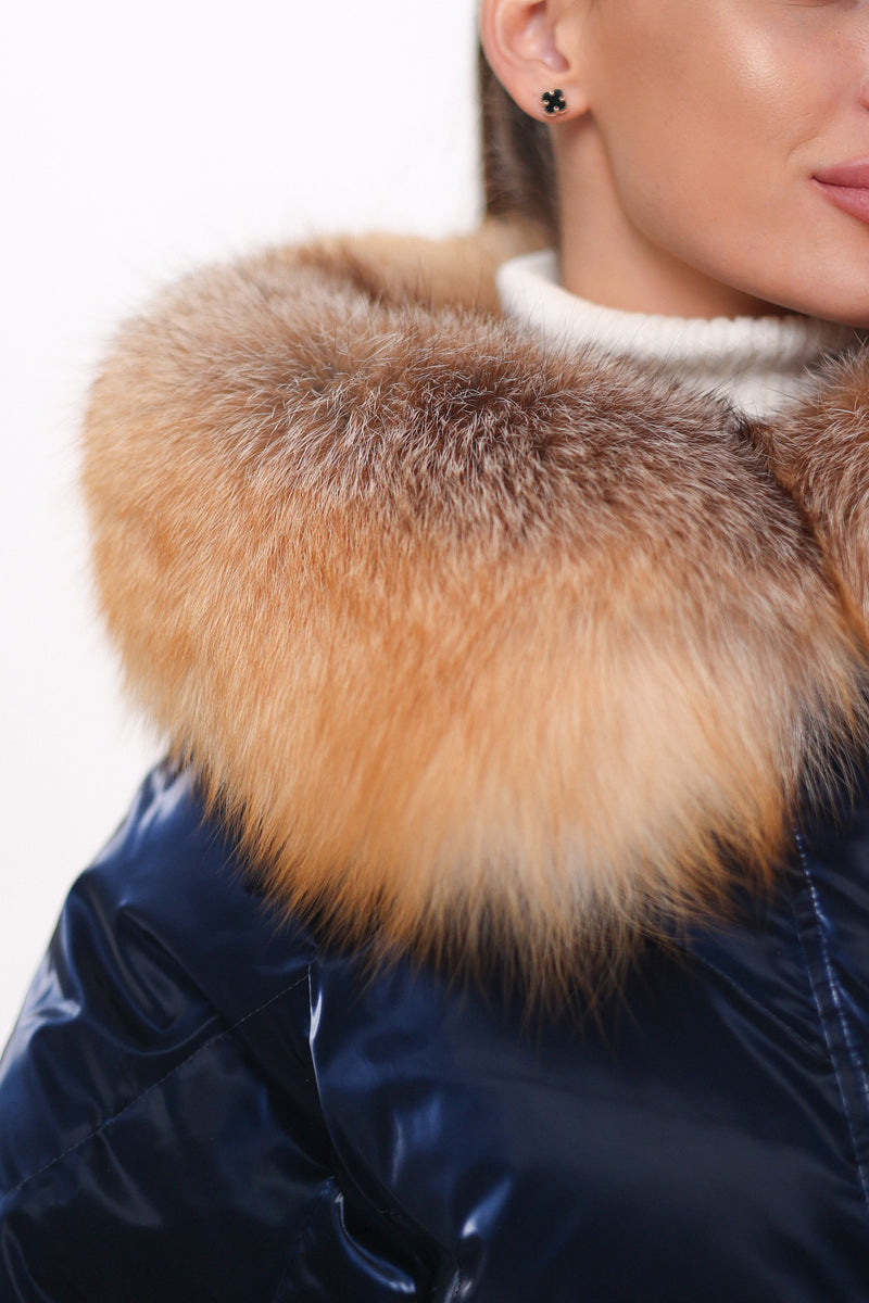 Genuine Red Fox Premium Down Fill Vinyl Parka