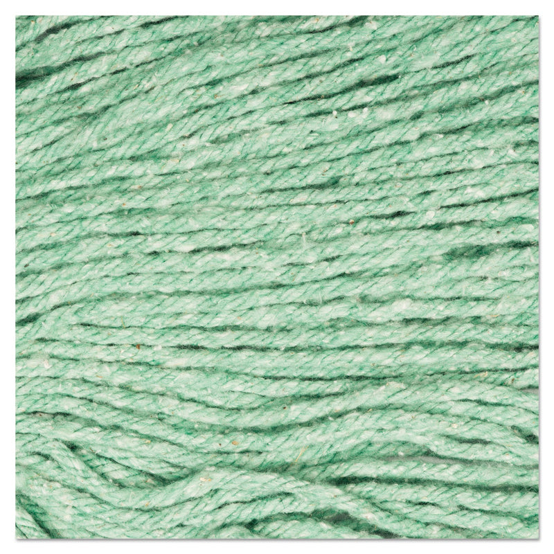 Boardwalk Super Loop Wet Mop Head, Cotton/Synthetic Fiber, 5" Headband, Medium Size, Green