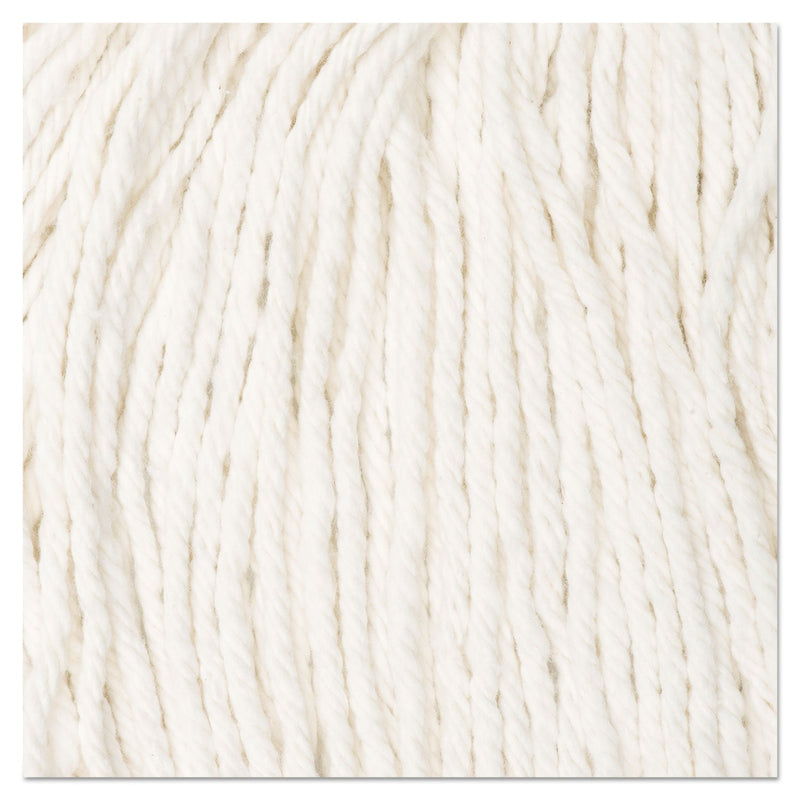 Boardwalk Cut-End Wet Mop Head, Cotton, No. 16 Size, White