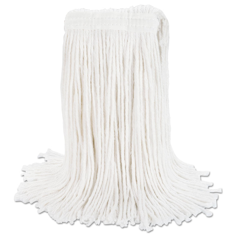 Boardwalk Cut-End Wet Mop Head, Rayon, No. 20, White