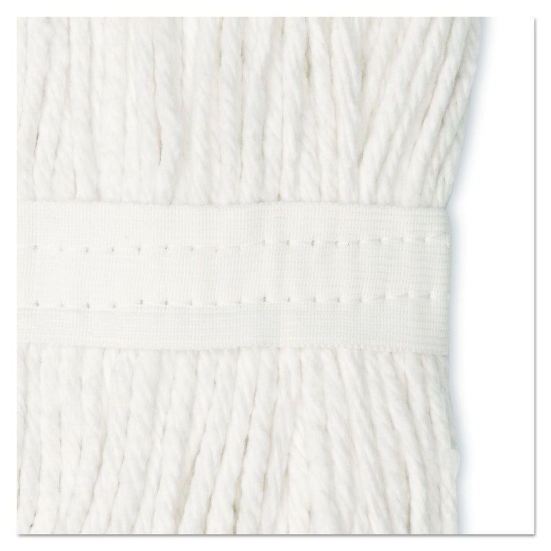 Boardwalk Cut-End Wet Mop Head, Cotton, No. 20, White