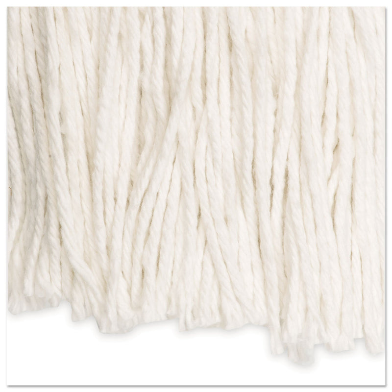 Boardwalk Cut-End Wet Mop Head, Rayon, No. 20, White