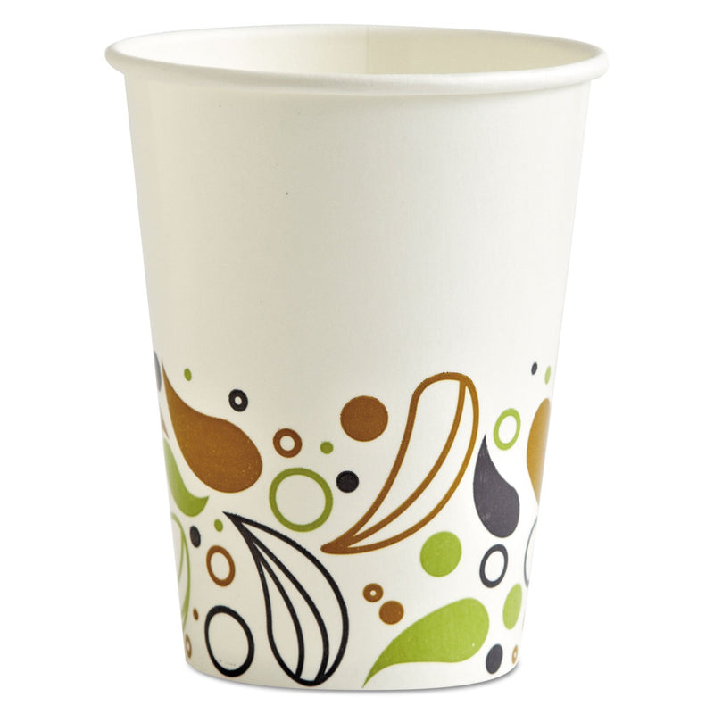 Boardwalk Deerfield Printed Paper Cold Cups, 12 oz, 50 Cups/Sleeve, 20 Sleeves/Carton