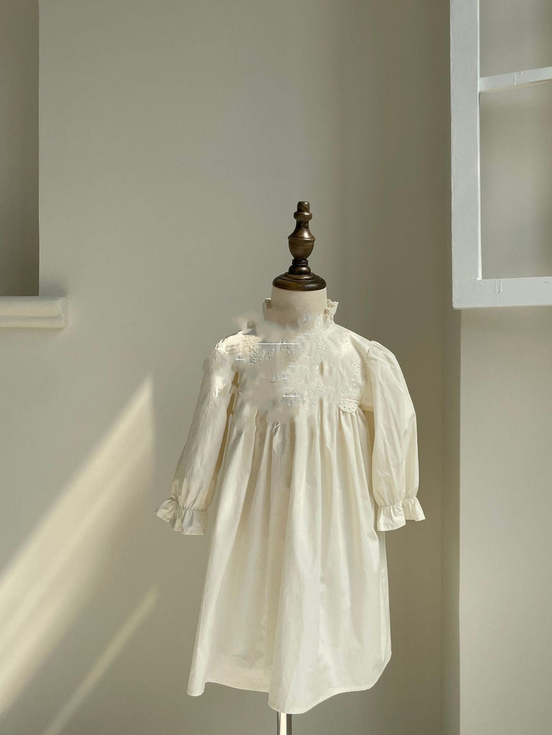 Crawling Suit Baby Lace Stand-up Collar Jumpsuit Girl's Dress