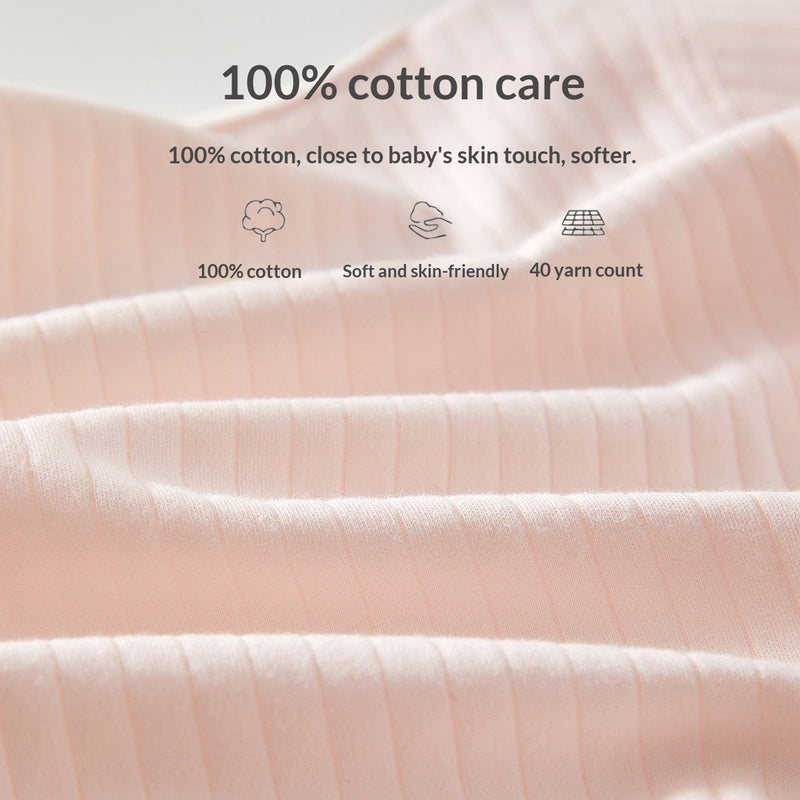 Pure Cotton Boneless Long-sleeve Baby Onesie