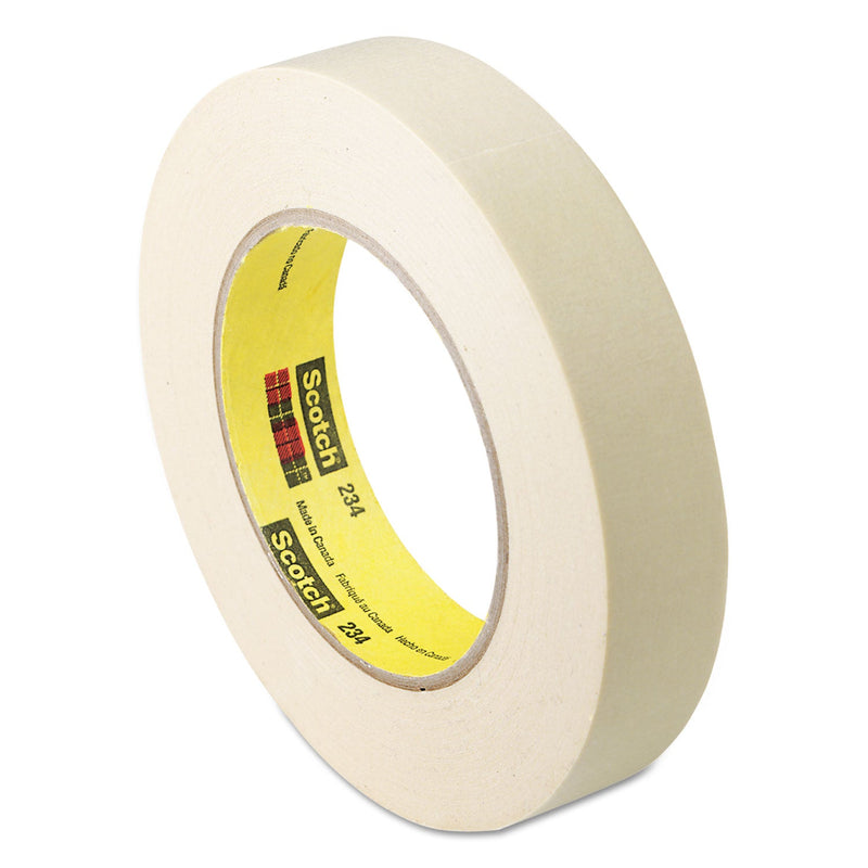 Scotch General Purpose Masking Tape 234, 3" Core, 24 mm x 55 m, Tan