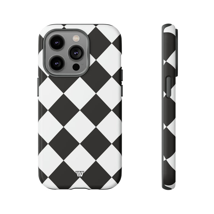 BLACK & WHITE DIAMOND | Tough Phone Case