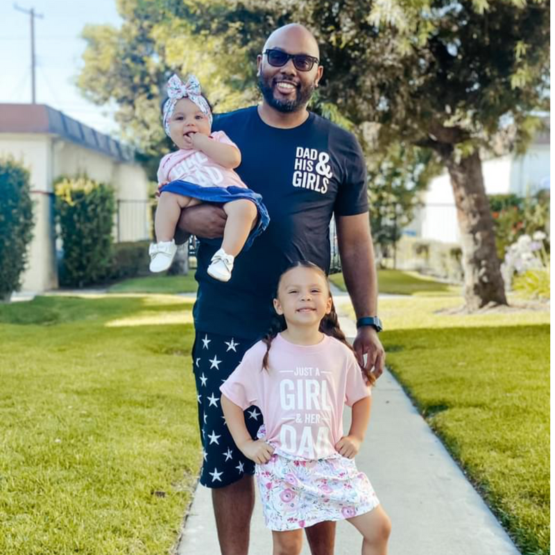 Just A Girl and Her Dad - Child Tee