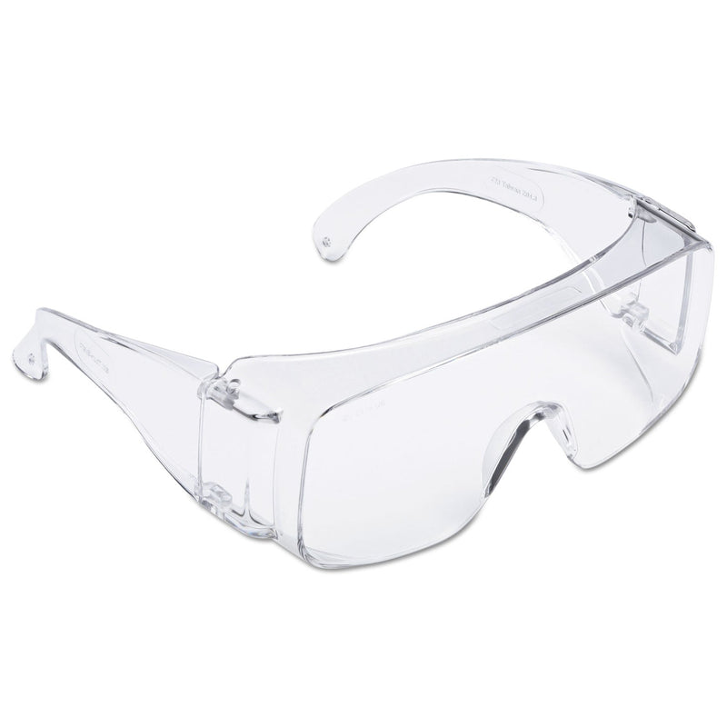 3M Tour Guard V Safety Glasses, One Size Fits Most, Clear Frame/Lens, 20/Box