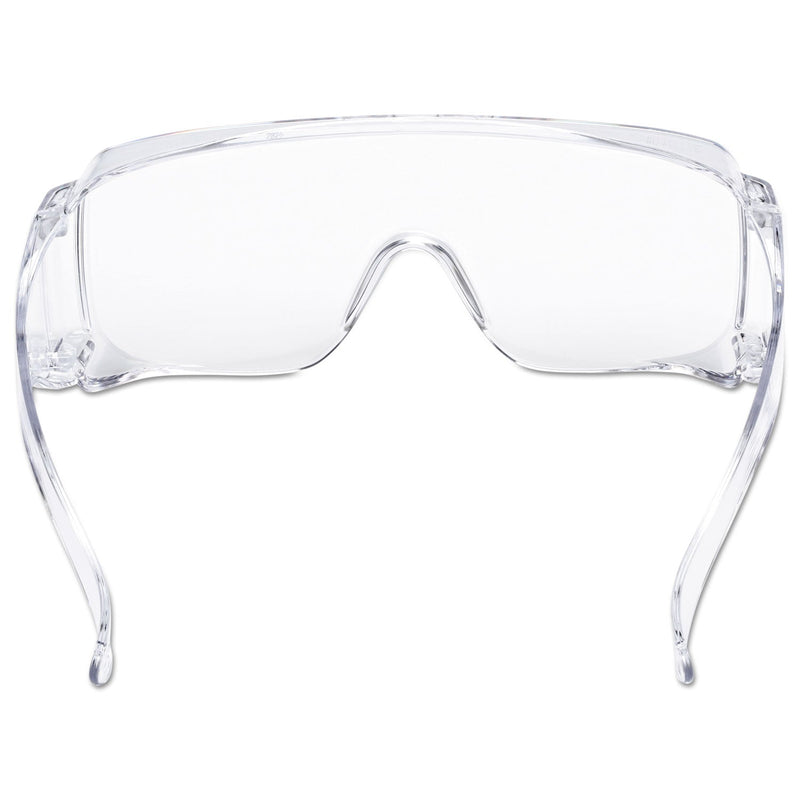 3M Tour Guard V Safety Glasses, One Size Fits Most, Clear Frame/Lens, 20/Box