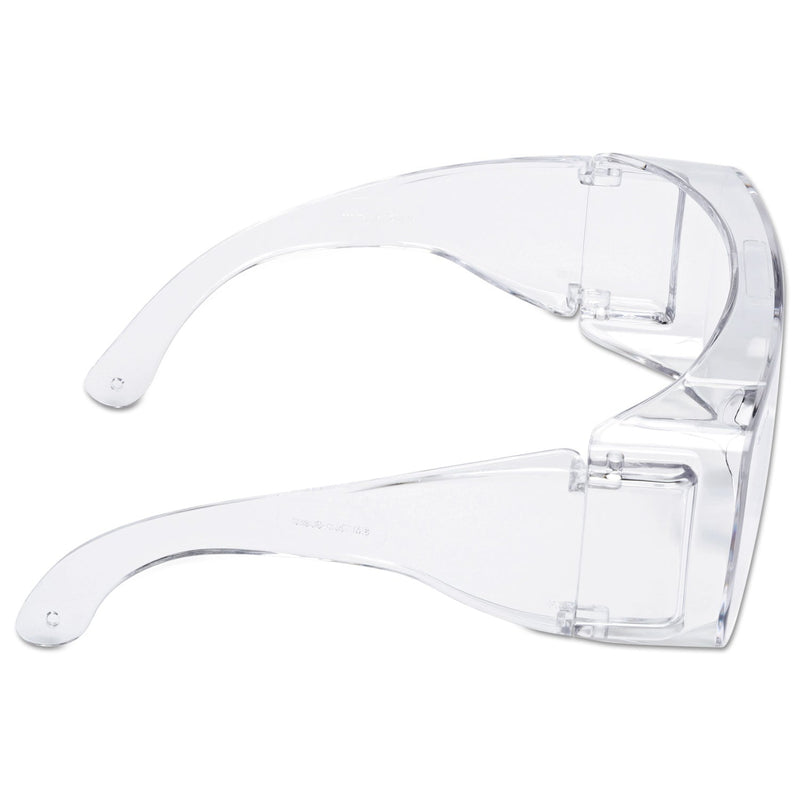 3M Tour Guard V Safety Glasses, One Size Fits Most, Clear Frame/Lens, 20/Box