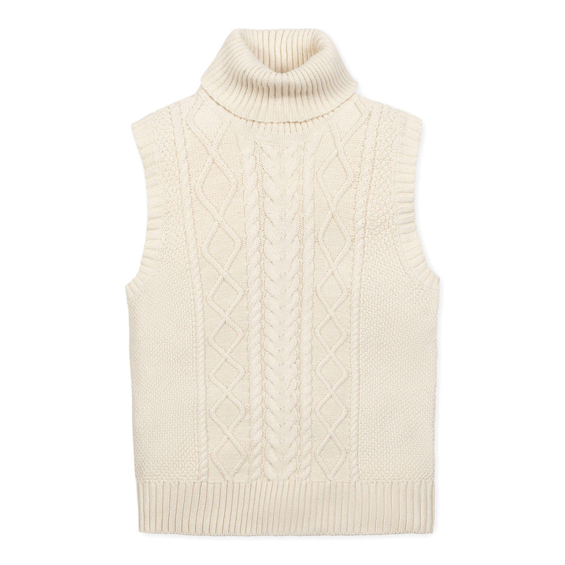 Organic Sleeveless Turtleneck