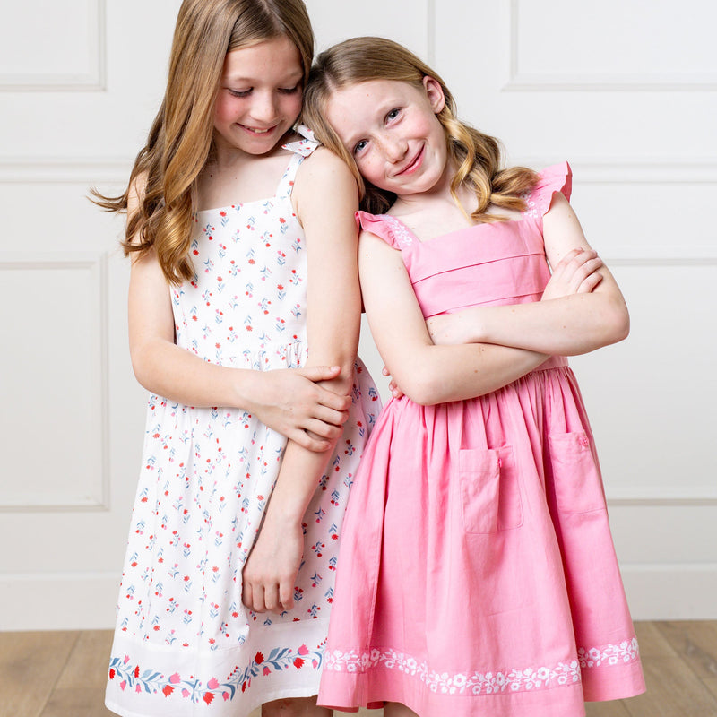 Organic Border Hem Sundress