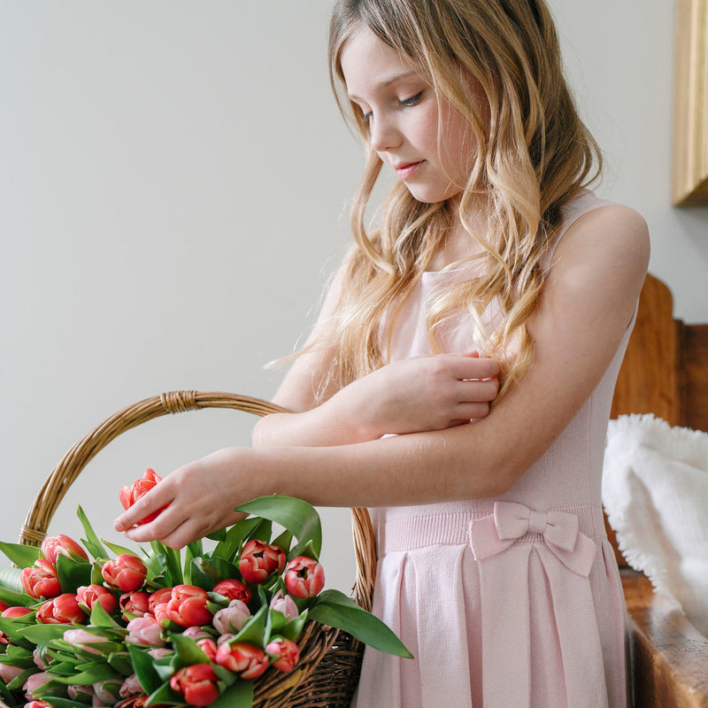 Organic Pleated Sweater Dress