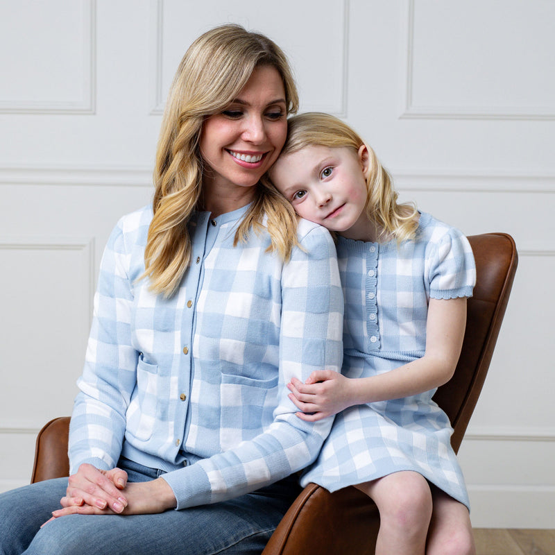 Organic Intarsia Sweater Cardigan