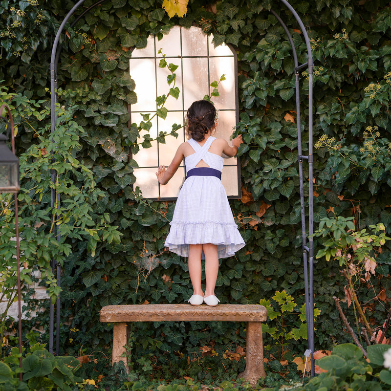 Organic Cross Back Party Dress