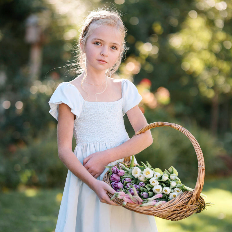 Organic Sateen Flower Girl Dress