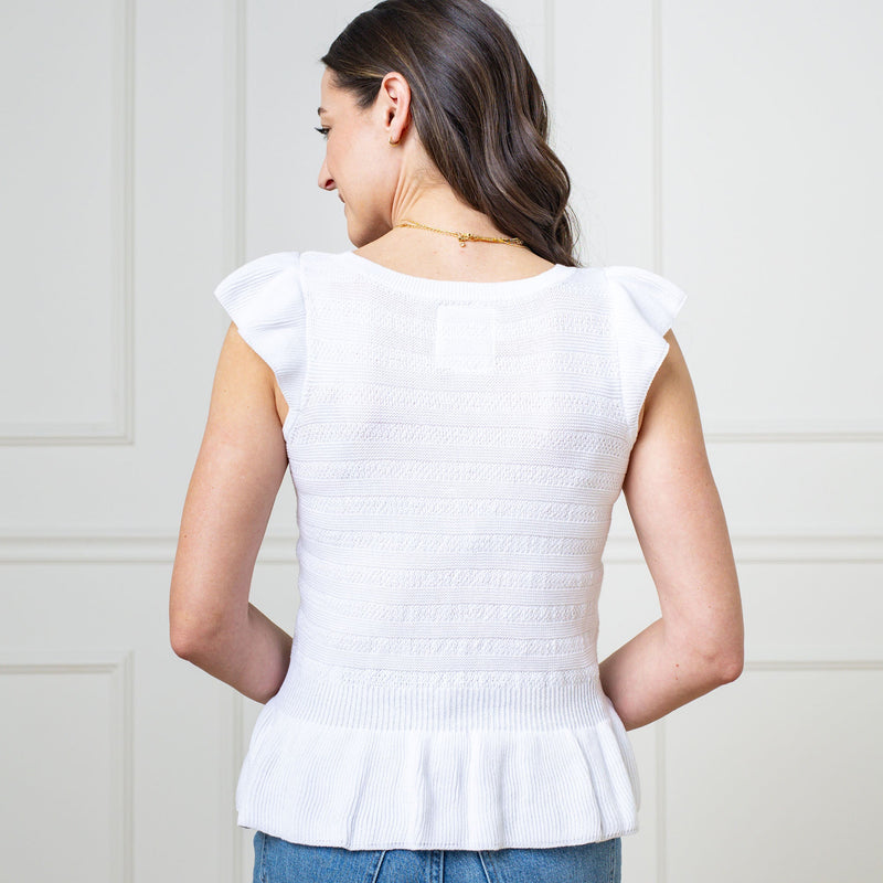 Organic Peplum Sweater Top