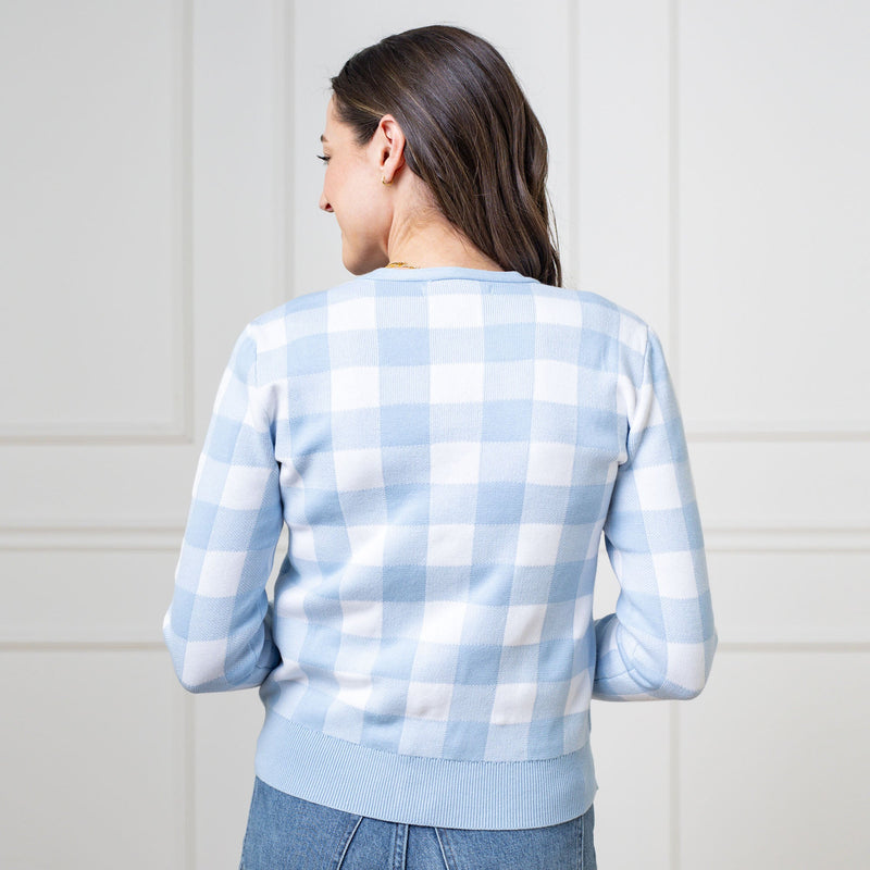 Organic Intarsia Sweater Cardigan