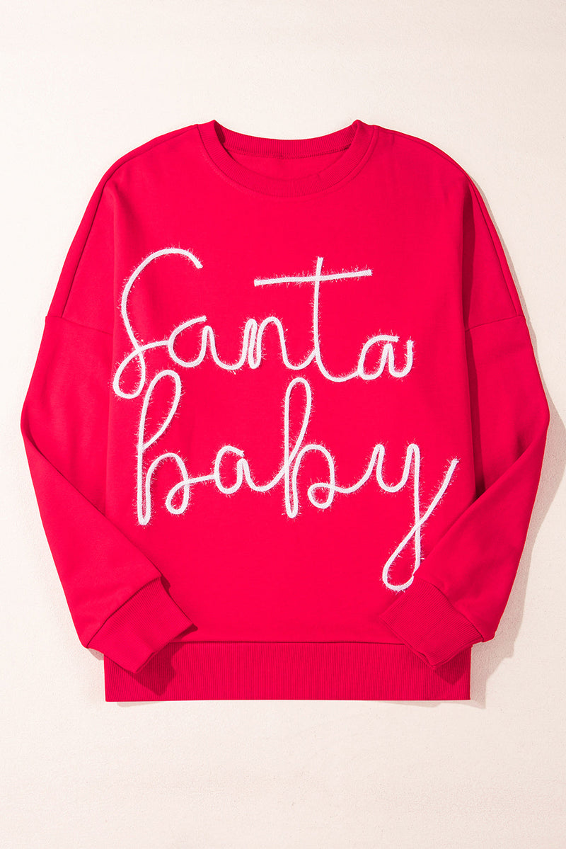 Evelyn Baby Tinsel Graphic Sweatshirt