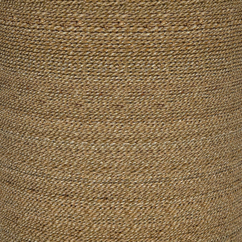 Halden Round Woven Seagrass Accent Side Table Light Brown