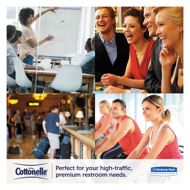 Scott Essential Extra Soft JRT, Septic Safe, 2-Ply, White, 3.55" x 750 ft, 12 Rolls/Carton