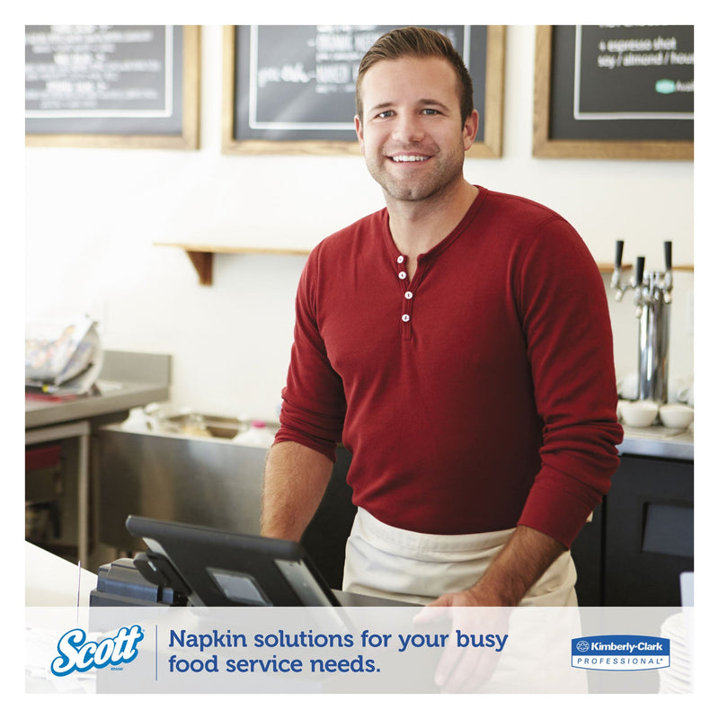 Scott MegaCartridge Napkins, 1-Ply, 8 2/5 x 6 1/2, White, 875/Pack, 6 Packs/Carton