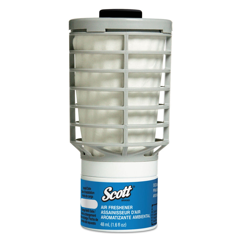 Scott Essential Continuous Air Freshener Refill, Ocean, 48 mL Cartridge, 6/Carton