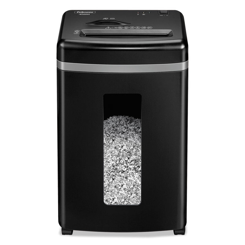 Fellowes Powershred 450M Micro-Cut Shredder, 9 Manual Sheet Capacity