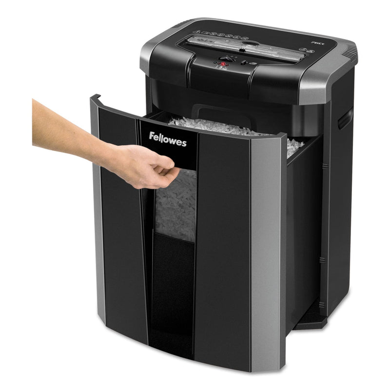 Fellowes Powershred 76Ct Cross-Cut Shredder, 16 Manual Sheet Capacity