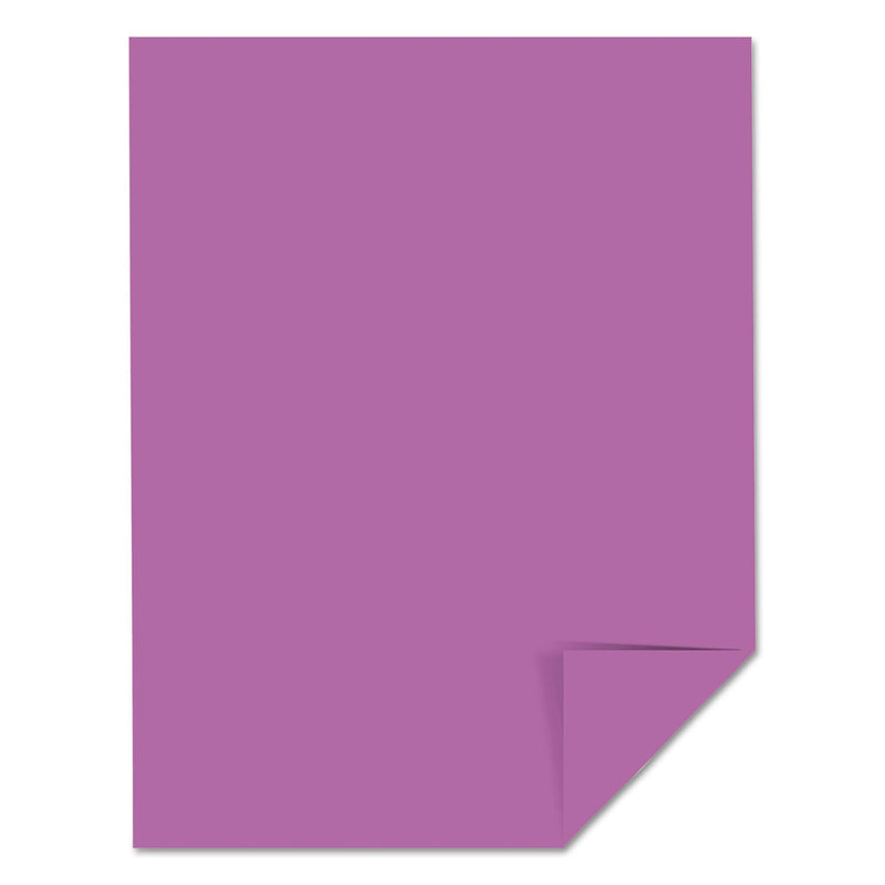 Astrobrights Color Cardstock, 65 lb Cover Weight, 8.5 x 11, Planetary Purple, 250/Pack