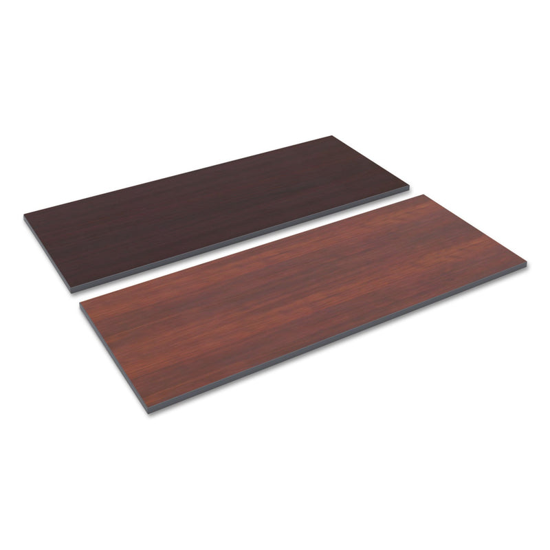 Alera Reversible Laminate Table Top, Rectangular, 59.5w x 23.63,Medium Cherry/Mahogany