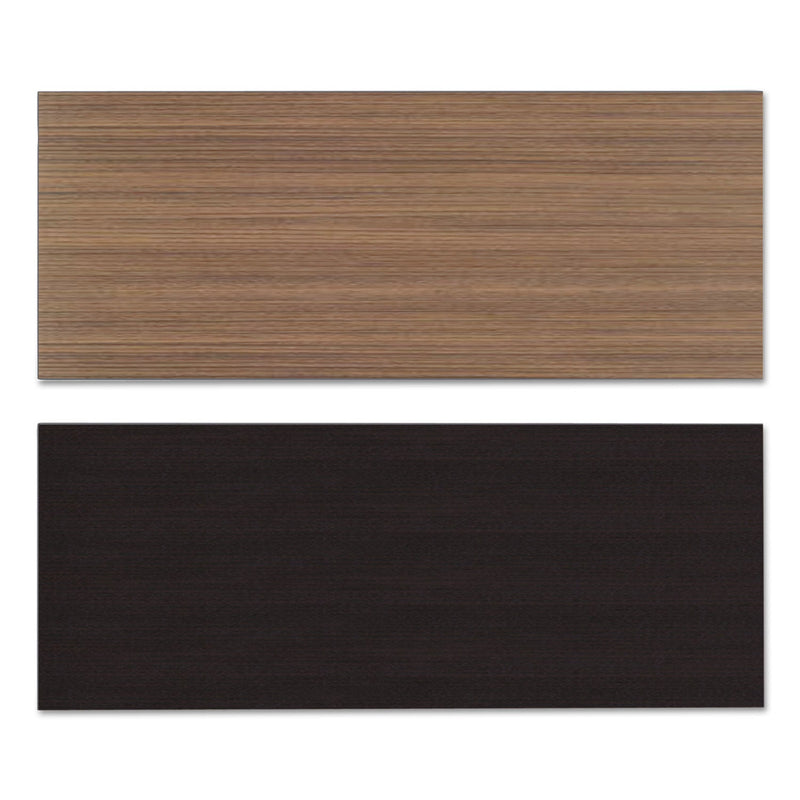 Alera Reversible Laminate Table Top, Rectangular, 59.38w x 23.63d, Espresso/Walnut