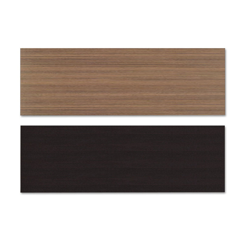 Alera Reversible Laminate Table Top, Rectangular, 71.5w x 23.63d, Espresso/Walnut