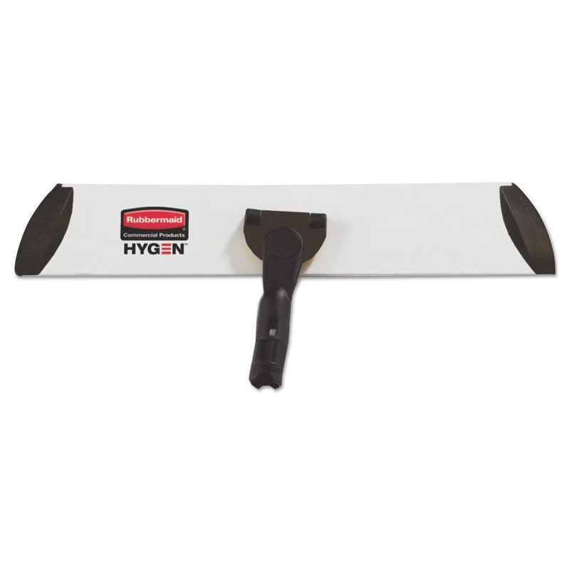 Rubbermaid Executive Microfiber Single-Sided Flat Mop Frame, 3.5 W, 17 L, Black/Silver