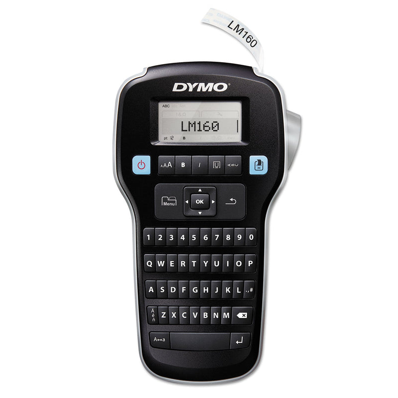 DYMO LabelManager 160P Label Maker, 2 Lines, 7.9 x 4.65 x 1.9