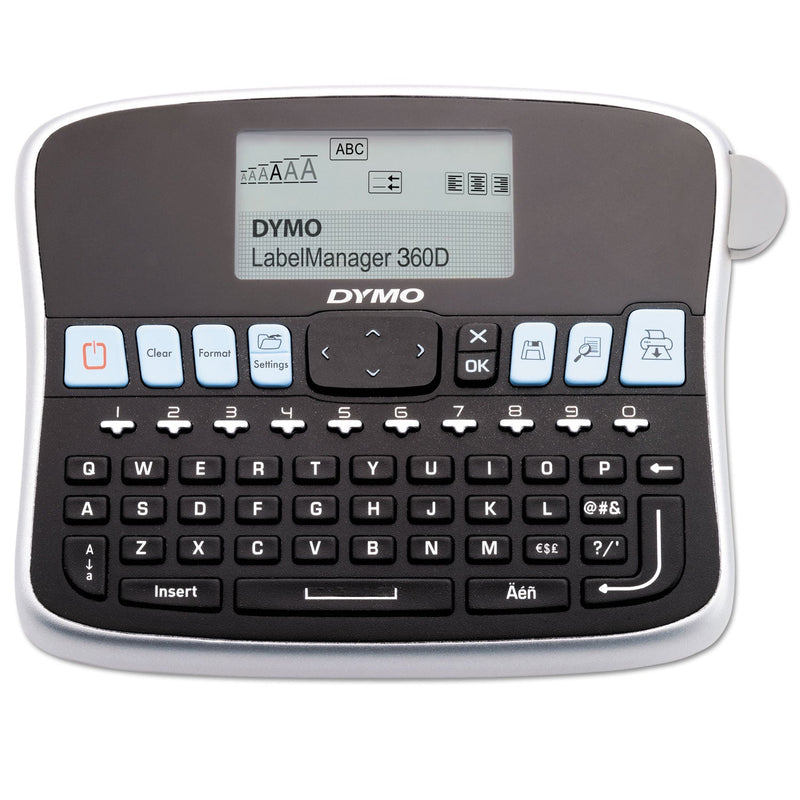 DYMO LabelManager 360D Label Maker, 2 Lines, 2.8 x 7.76 x 5.9