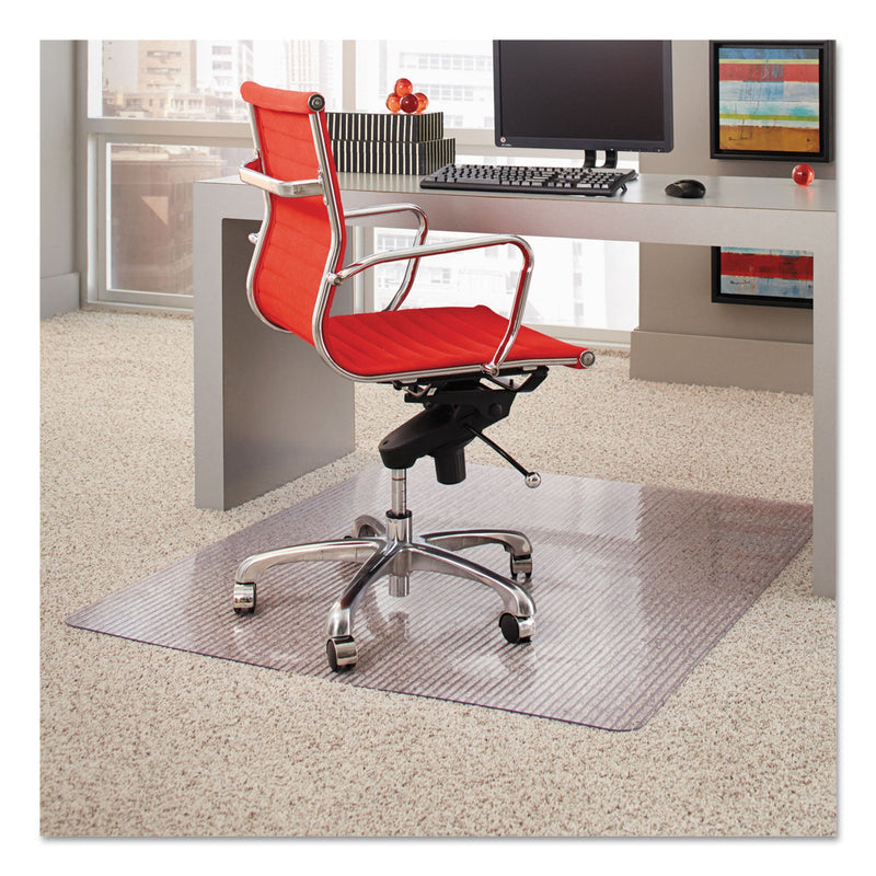 ES Robbins Dimensions Chair Mat for Carpet, 45 x 53, Clear