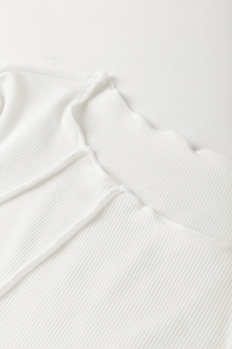 Astrid Knit Slim Fit Long Sleeve Top