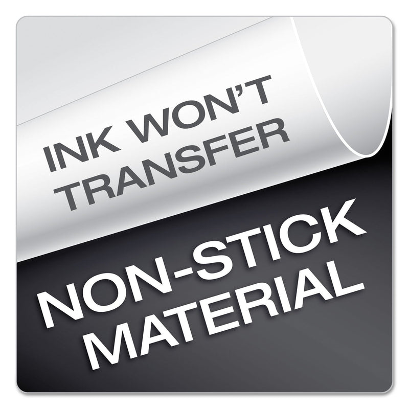 Cardinal Premier Easy Open ClearVue Locking Round Ring Binder, 3 Rings, 1.5" Capacity, 11 x 8.5, Black